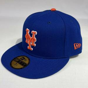 【新品】NEW ERA ニューエラ MLB 59FIFTY (7-1/4) 57.7CM New York Mets BLUE ニューヨークメッツ CAP キャップ 帽子 メンズ レディース
