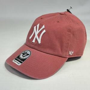 【新品】47 CLEAN UP ヤンキース アイスランド レッド NY Yankees Island red CAP ベースボール キャップ 帽子