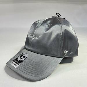 【新品】47CLEAN UP ニューヨーク ヤンキース サテン グレー FEW NY Yankees Satin Gray CAP キャップ 帽子