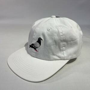 【新品】STAPLE BIG PIGEON WHITE DAD CAP 帽子 ホワイト ステイプル ストラップバックキャップ CAP メンズ レディース 