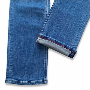 送料無料 新品 TOMMY HILFIGER トミーヒルフィガー SLIM SCANTON 強ストレッチ スリム ジーンズ 32 ウエスト78〜86の画像8