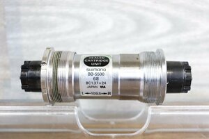 SHIMANO　シマノ　１０5　BB-5500　109.5ｍｍ　JIS　BC1.37×24　68ｍｍ　オクタリンク　ボトムブラケット　cicli17　16