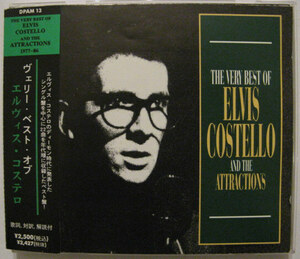 送料込み◆CD◆ELVIS COSTELLO & THE ATTRACRIONS／ヴェリー・ベスト・オブ・エルヴィス・コステロ◆帯有り国内盤