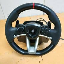 ◇ HORI RACING WHEEL APEX PlayStation5/PlayStation4/PC RWA レーシングホイールエイペックス ホリ 動確未/現状品 ◇ K91073_画像2