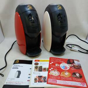 ◇ NESCAFE GOLD BLEND Barista 2個セット SPM9631 レッド/ホワイト ネスカフェゴールドブレンド バリスタ 美品 通電OK/現状品 ◇ G91149