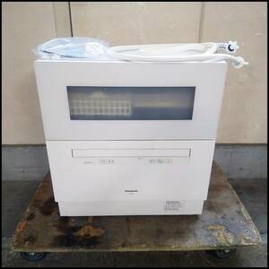●Panasonic パナソニック 電気食器洗い乾燥機 ECONAVI エコナビ NP-TH4-W 2021年製 動作OK USED●G2333