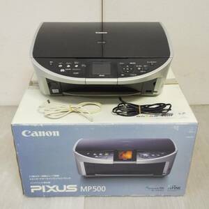 ◆Canon キャノン PIXUS MP500 インクジェットプリンター複合機 通電確認のみ ジャンク◆G2033