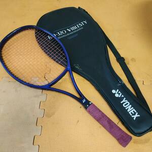 ◇ YONEX RQ-320 VIBLESTY テニスラケット＆カバー セット 硬式テニス ヨネックス ビブレスティー 現状品 ⑦ ◇ C91288