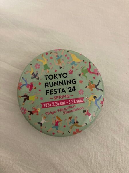 TOKYO RUNNING FESTA 東京ランニングフェスタ 缶バッジ　2024