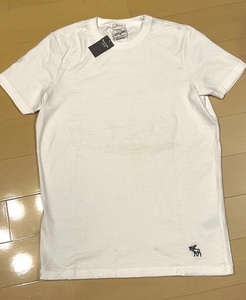 【未使用】アバクロ Abercrombie&Fitch◆Tシャツ◆ホワイト