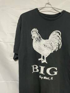 B1 【1円スタート】【Nobrand】古着ヴィンテージ 半袖Tシャツ Lサイズ 海外 アメリカ US古着 プリント ロゴ 【ブラック】