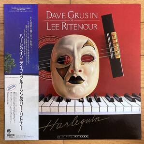 ■デイブ・グルーシン＆リー・リトナー■ハーレクイン■Dave Grusin / Lee Ritenour■Harlequin■VIJ 28045■Fusion■Ivan Lins■帯の画像1