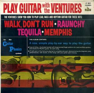 A00585741/LP/ザ・ベンチャーズ「ベンチャーズとギターを弾こう Play Guitar With The Ventures! (1966年・LP-9022)」
