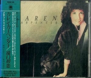 D00157719/CD/カレン・カーペンター(カーペンターズ)「遠い初恋 / Karen Carpenter (1996年・POCM-1185・PHIL RAMONEプロデュース)」