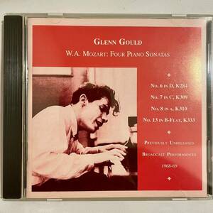 グレン・グールド／モーツァルト　四つのピアノソナタ集（６、７、８、１３番）