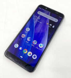 SHARP/シャープ AQUOS/アクオス sense3 basic SHV48 32GB android 9 ブラック アンドロイド 本体のみ スマートフォン au 判定〇 初期化