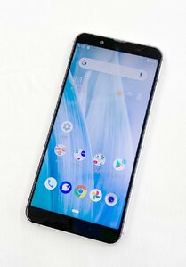 SHARP/シャープ AQUOS/アクオス sense3 basic SHV48 32GB android 10 シルバー アンドロイド 本体のみ スマートフォン au 判定〇 初期化 ②