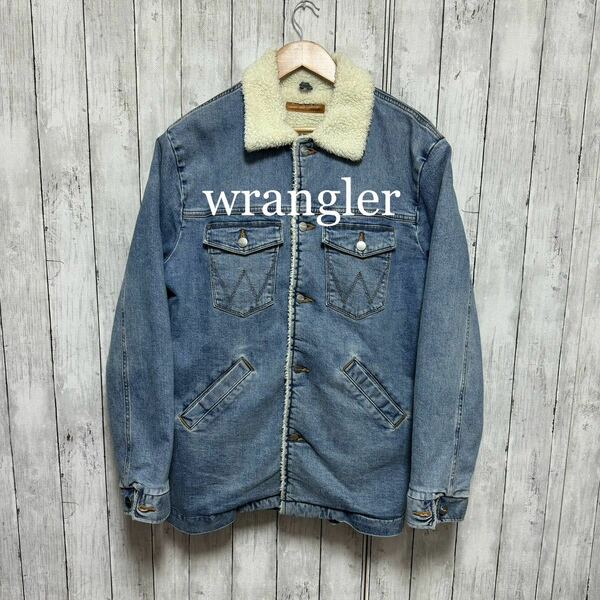 wrangler ストレッチデニムボアランチコート！雰囲気◎