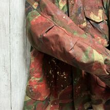 【希少】80s.U.S.ARMY M-65 ペンキ迷彩フィールドジャケット！雰囲気◎_画像2