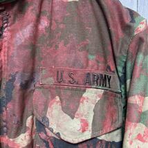 【希少】80s.U.S.ARMY M-65 ペンキ迷彩フィールドジャケット！雰囲気◎_画像4