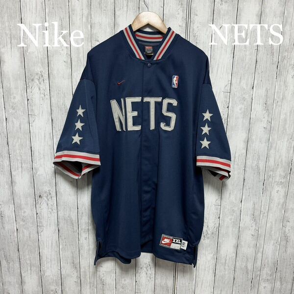 美品!NBA NETS ゲームジャージ!NIKE社製!ビッグサイズ!