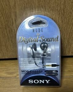 【未使用品】SONY MDR-E888SP インナーイヤー型イヤホン N.U.D.E for digital sound レア