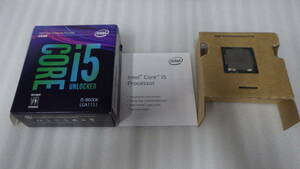 ■INTEL/CPU■第8世代/LGA1151■Core i5-8600K BOX [BX80684I58600K]■中古■　★即決★ 