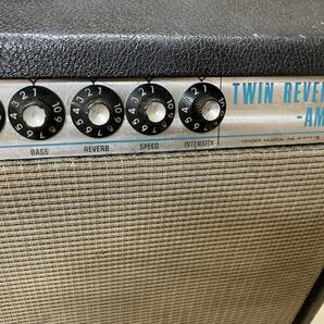 ■FENDER■1968年製(?)/銀パネ・ツインリバーブ■TWIN REVERB-AMP/オーバーホール済■中古■ ★即決★の画像6