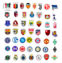 ヨーロッパサッカー名門クラブステッカー　50枚セット _画像4