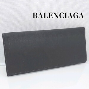 バレンシアガ　BALENCIAGA　長財布　レザー　黒