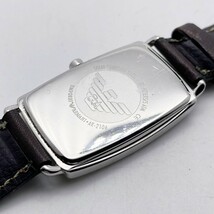 【63702】アルマーニ　メンズ腕時計　AR-2106　SS　革　QZ_画像4