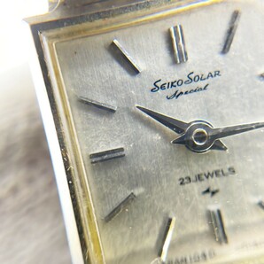 【68107】セイコーソーラー 23JEWELS レディース腕時計 1040-3020 手巻 SEIKOの画像8