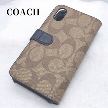 【313402】コーチ　スマホケース　シグネチャー　COACH_画像1