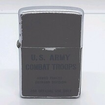 ジッポー　ZIPPO　オイルライター　アーミー　喫煙具　U.S ARMY COMBAT TROOPS　Oil Lighter_画像1