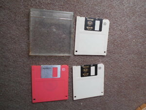  floppy disk FD 3 pieces set in the case 