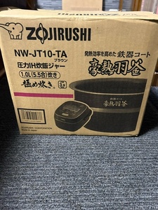 ZOJIRUSHI 象印 　極め炊き　圧力 IH ジャー NW-JT10-TA