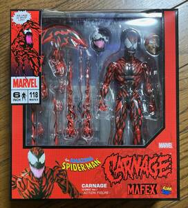 マフェックス No.118 MAFEX CARNAGE（COMIC Ver.） カーネイジ コミック フィギュア MARVEL マーベル スパイダーマン ヴェノム