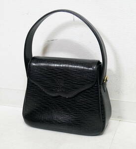 ^(R602-E58)ungaro Ungaro bag use item black black handbag lady's 
