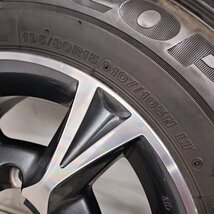 ◆配送先指定あり◆ ＜ノーマル X ホイール 1本＞ 195/80R15 LT ブリヂストン '23年製 15x6J ハイエース 200系 純正 オプション 6H -139.7_画像8