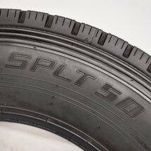 ◆配送先指定◆ ＜ほぼ未使用！ トラック用 オンロード 1本＞ 205/80R17.5 LT ダンロップ エナセーブ SPLT50 100% 2019年製_画像8