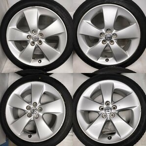 ◆配送先指定あり◆ ＜ノーマル・ホイール 4本＞ 215/45R17 ダンロップ 17x7J プリウス 30 Sツーリング 純正 5H -100 プリウス30 50 等の画像2