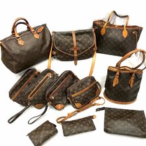 LOUIS VUITTON ヴィトン モノグラム ネヴァーフル スピーディ ブローニュ ポーチ ショルダー バッグ 11点 セット M12334_画像1