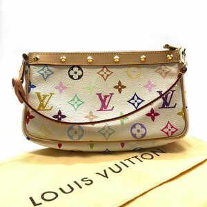 LOUISVUITTON Louis Vuitton multicolor accessory sowa-ru monogram pouch handbag superior article m11588