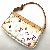 LOUISVUITTON ルイヴィトン マルチカラーアクセソワール モノグラム ポーチ ハンド バッグ 良品 m11588_画像2