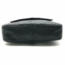 １円 CHANEL シャネル ココマーク マトラッセ フリンジ ショルダー バッグ ブラック a2393_画像3