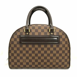 LOUISVUITTON ルイヴィトン ダミエ ノリータ ハンド バッグ ブラウン 良品 k1209