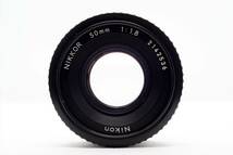 【極美品】実写確認済み ニコン Ai-s Nikkor 50mm f1.8S オールドレンズ カビ くもりなく綺麗な光学 パンケーキレンズ MF Nikon_画像2