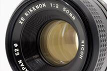 【極美品】和製ズミクロン 動作OK! 光学綺麗 作例 リコー RICOH XR RIKENON 50mm F2 初期型 オールドレンズ 富岡光学 単焦点 RICOH_画像2