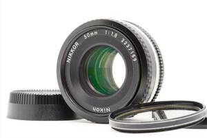 【未使用級】動作OK！綺麗な光学 作例 ニコン Ai-s Nikkor 50mm f1.8S オールドレンズ パンケーキレンズ MF Nikon 単焦点 標準レンズ