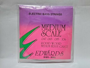 EDWARDS EBS-20M MEDIUM HEAVY GAUGE ベース弦 未使用 .047 .065 .085 .106